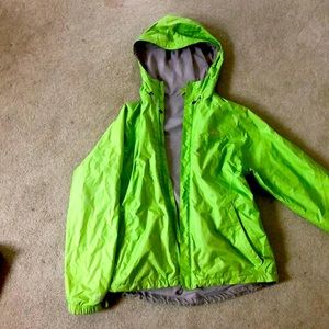 Lime Green Windbreaker